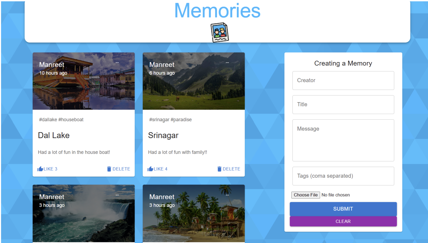 Memories Project